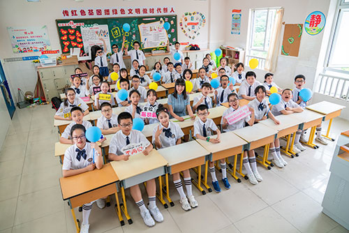 丽水小学生毕业季集体照拍摄